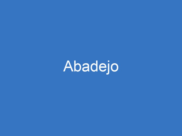 Abadejo