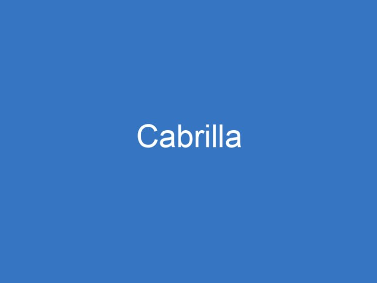 Cabrilla