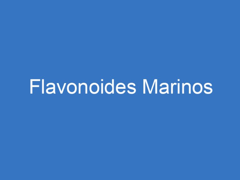 Flavonoides Marinos